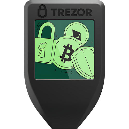 Trezor Model T - Portefeuille Matériel de Crypto-Monnaie de Nouvelle Génération avec Écran Tactile Couleur LCD, Stockez Votre Bitcoin, ERC20 et Plus en Toute Sécurité